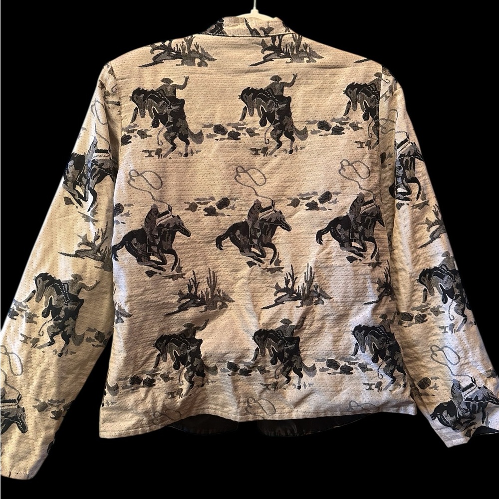 Equestrian Print Jacket - Picture 2 of 6